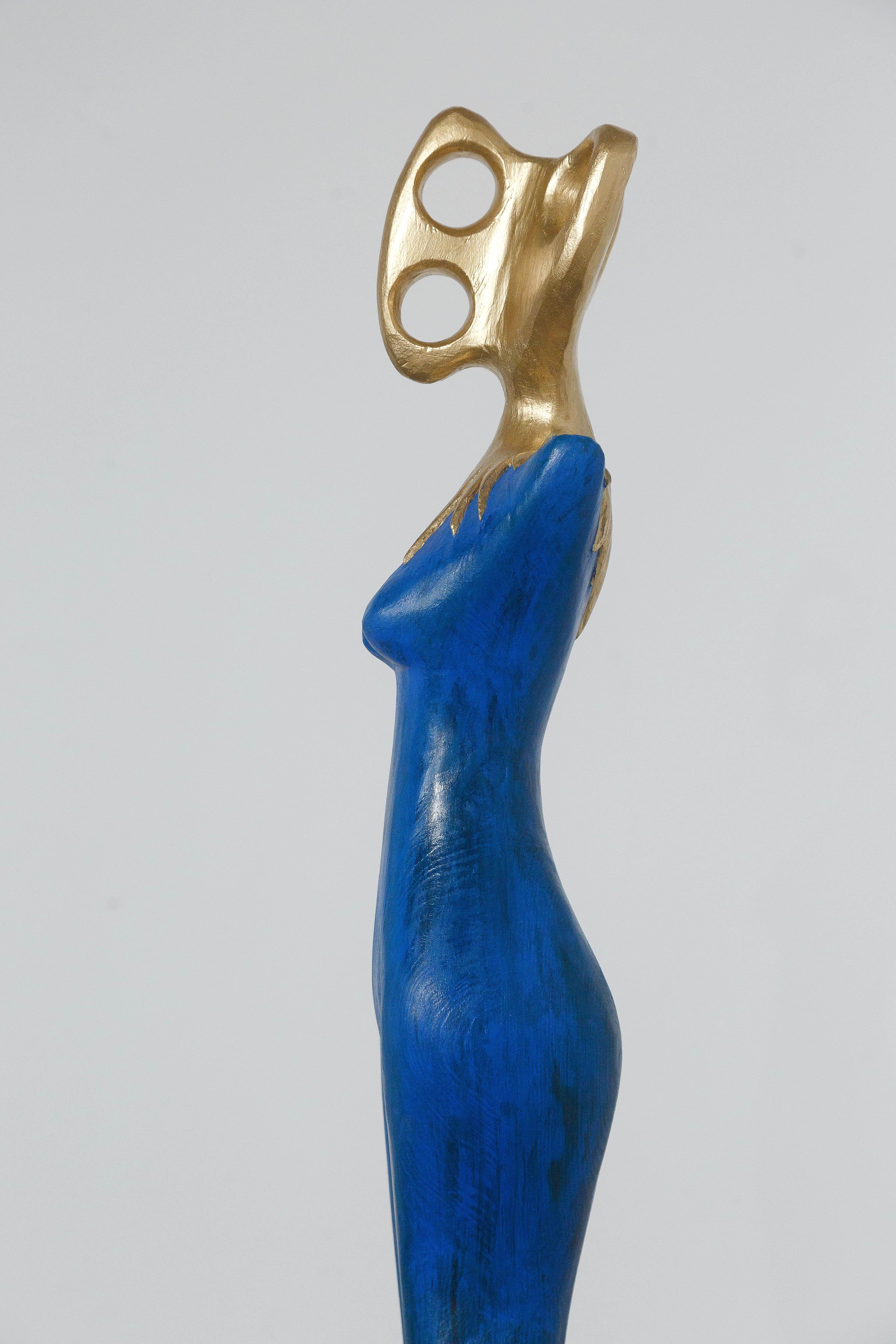 TOTEM SOLARE - Figurative Sculpture Marrone di  Astian Rey