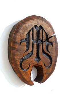 Magisterium, Symbolist Abstract Sculpture, Wood, 2021