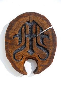 Magisterium, Symbolist Abstract Sculpture, Wood, 2021