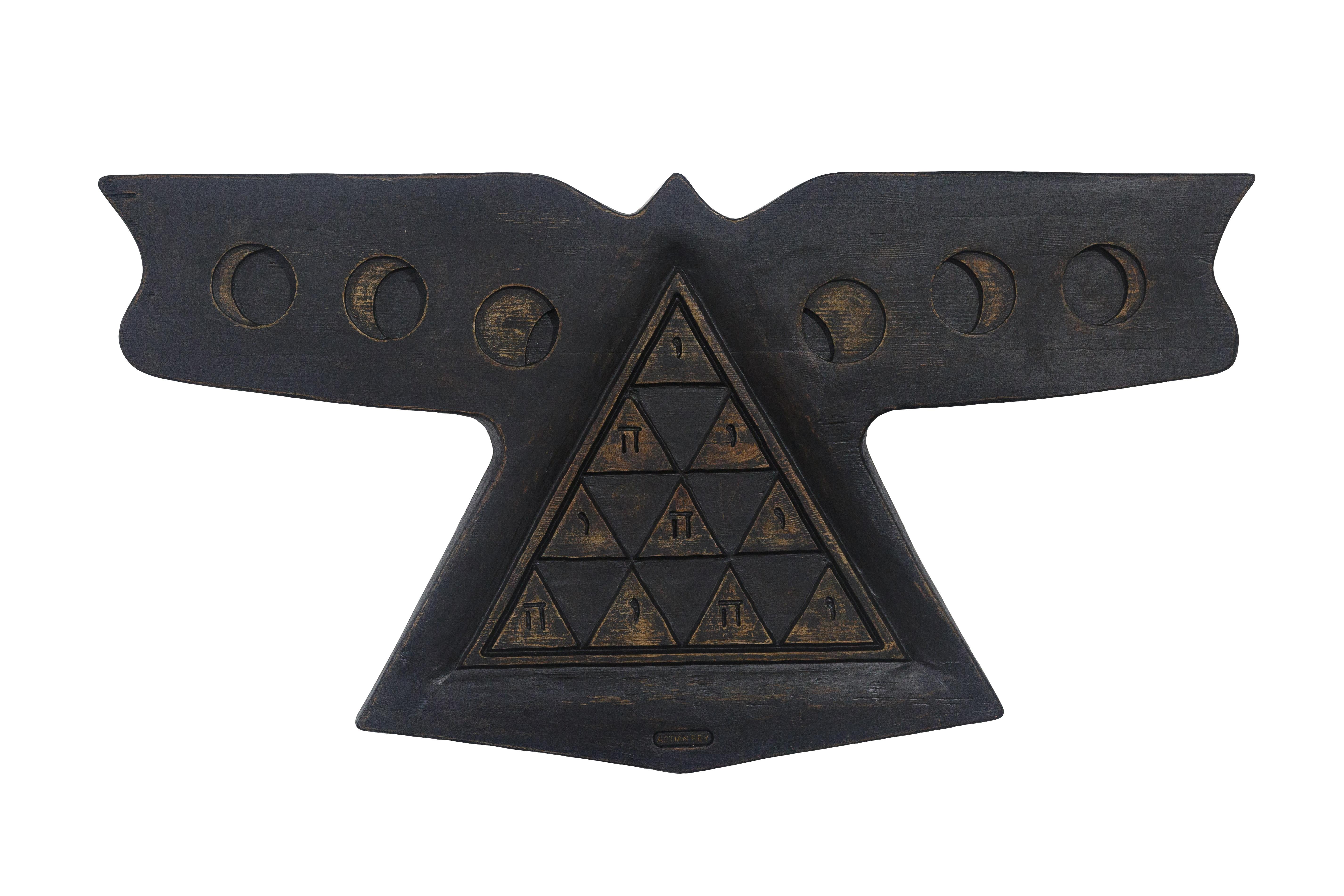 Astian Rey Figurative Sculpture - "SACRED CLOTHES / BLACK EDITION"