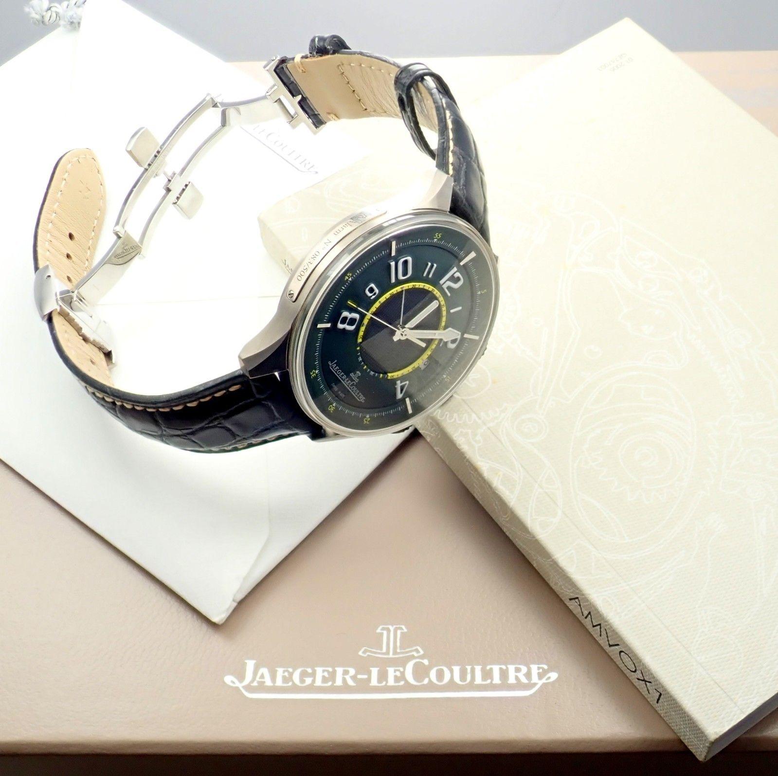 Aston Martin Jaeger LeCoultre Titanium AMVOX1 Alarm Watch Reference 191.T.97 6