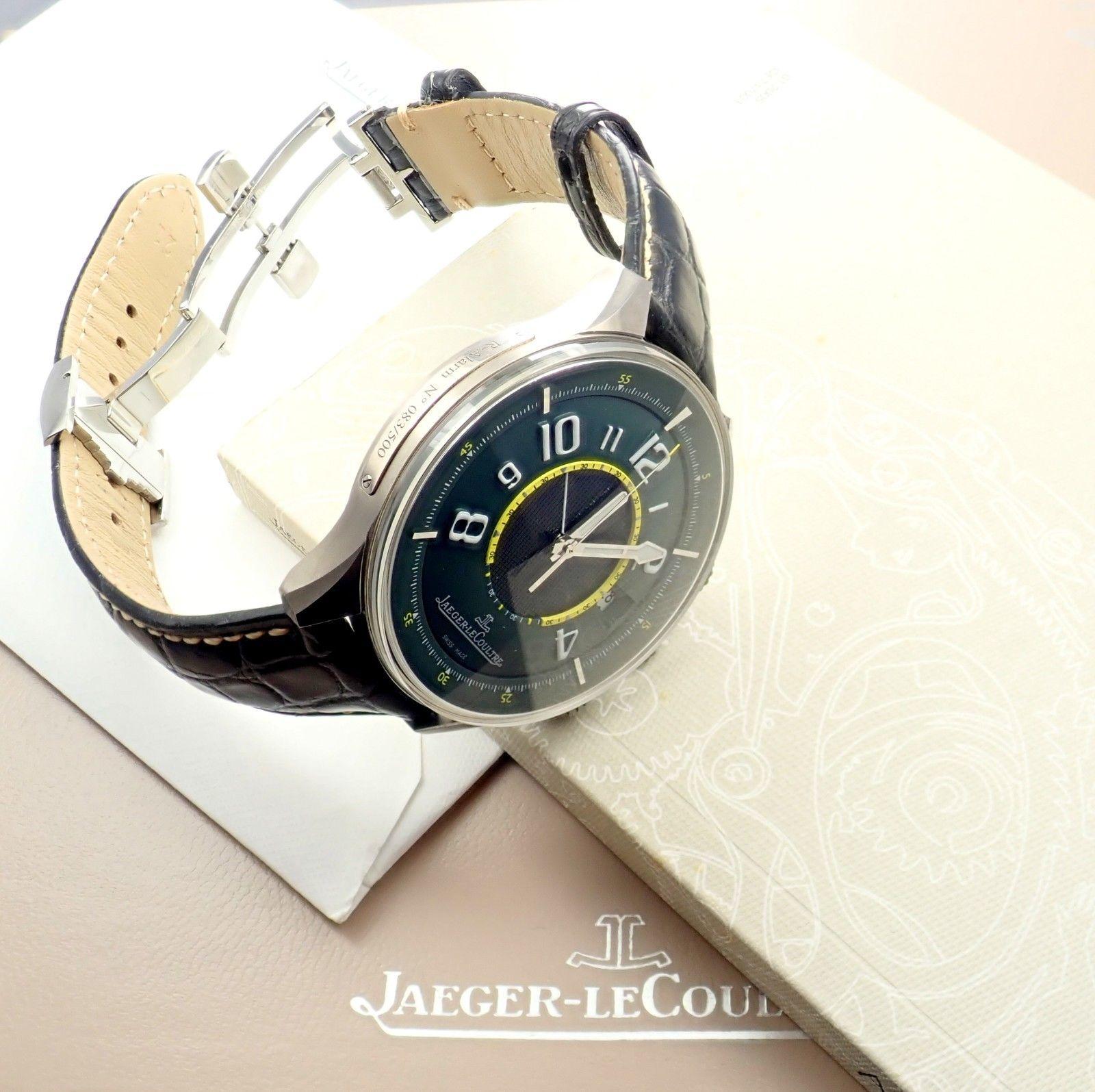 Women's or Men's Aston Martin Jaeger LeCoultre Titanium AMVOX1 Alarm Watch Reference 191.T.97