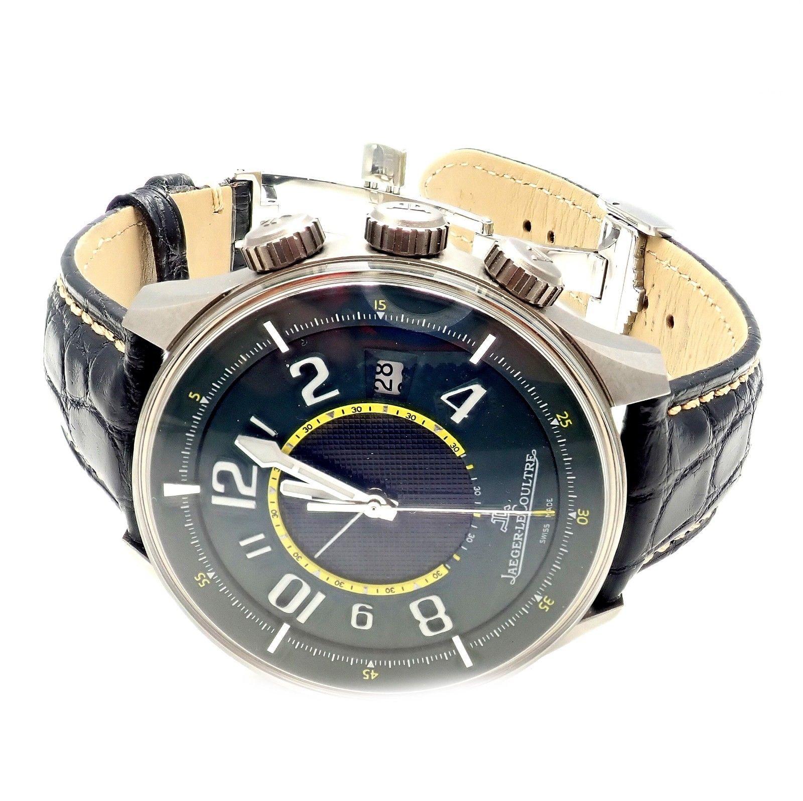 Aston Martin Jaeger LeCoultre Titanium AMVOX1 Alarm Watch Reference 191.T.97 3