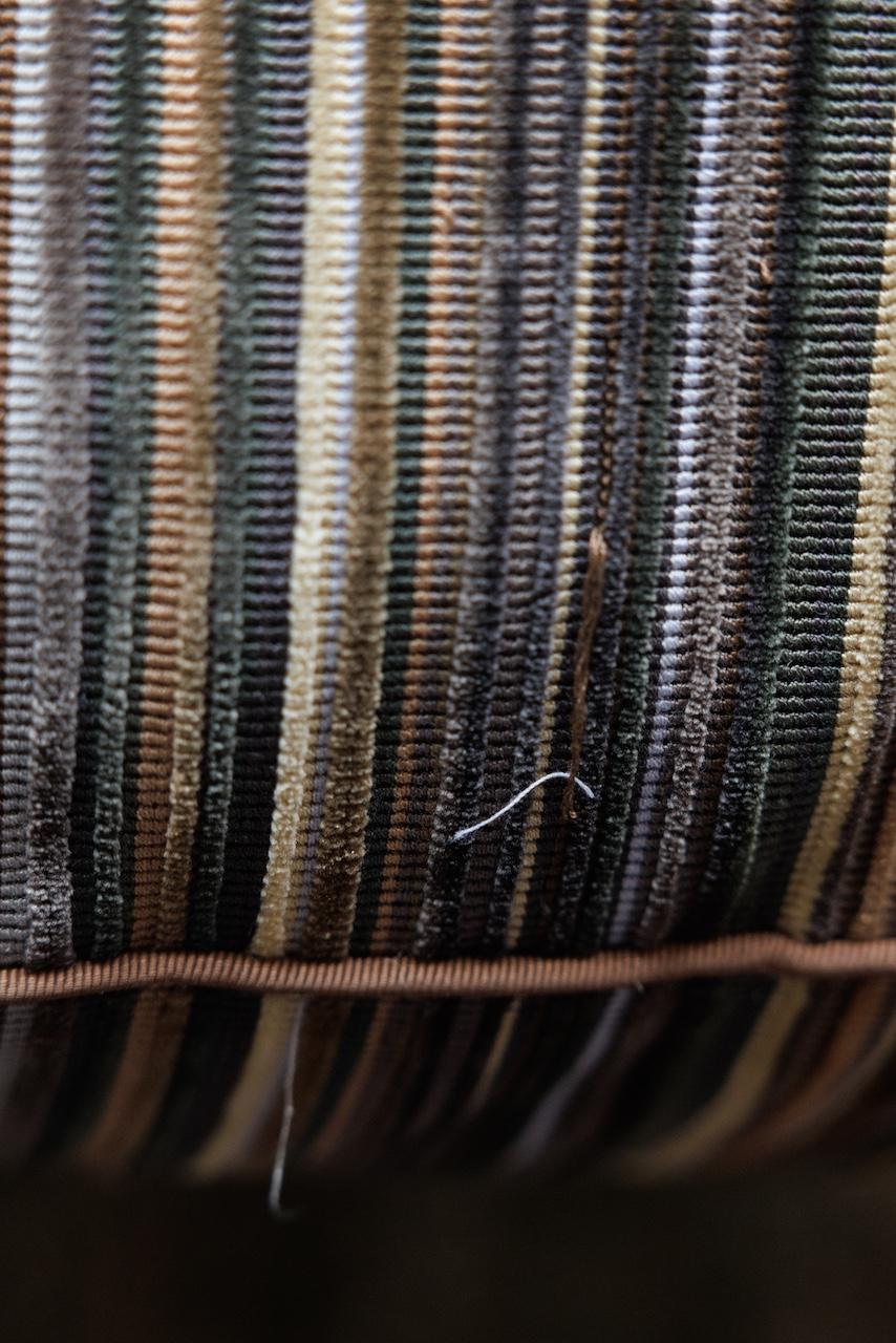 Contemporary Aston Sofa in Paul Smith Epingle Stripe, from ANDY COHEN'S Personal Collection