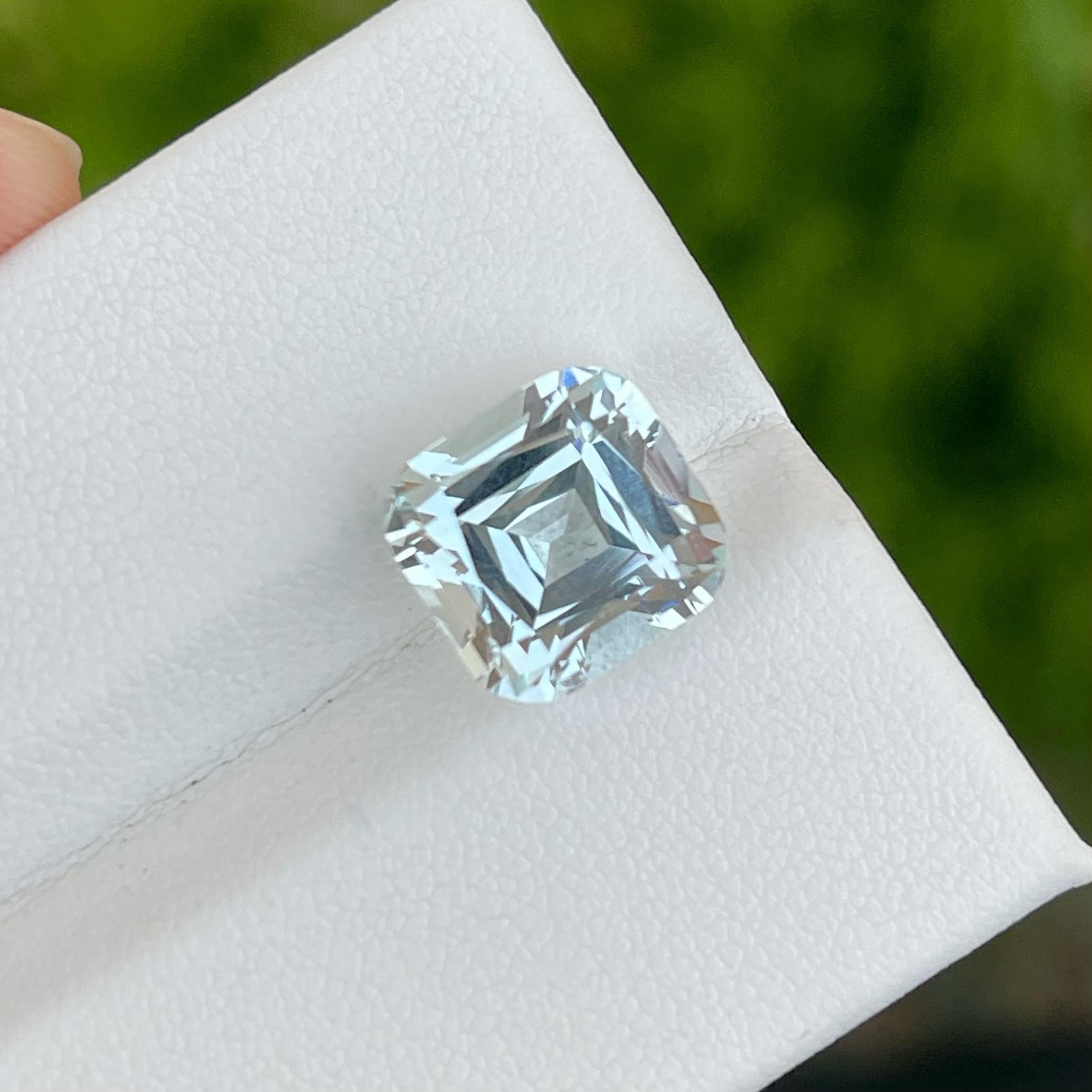 Weight 6.95 carats 
Dimensions 10.9 x1 0.4 x 8.8mm
Treatment None 
Origin Pakistan 
Clarity Eye Clean
Shape Cushion 
Cut Fancy Cushion 


Behold the enchanting allure of this exquisite aquamarine loose stone. With a breathtaking hue reminiscent of