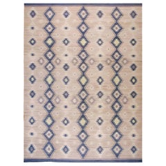 Astonishing Contemporary Handwoven Southwestern Style Flat Weave Rug 9 x 12