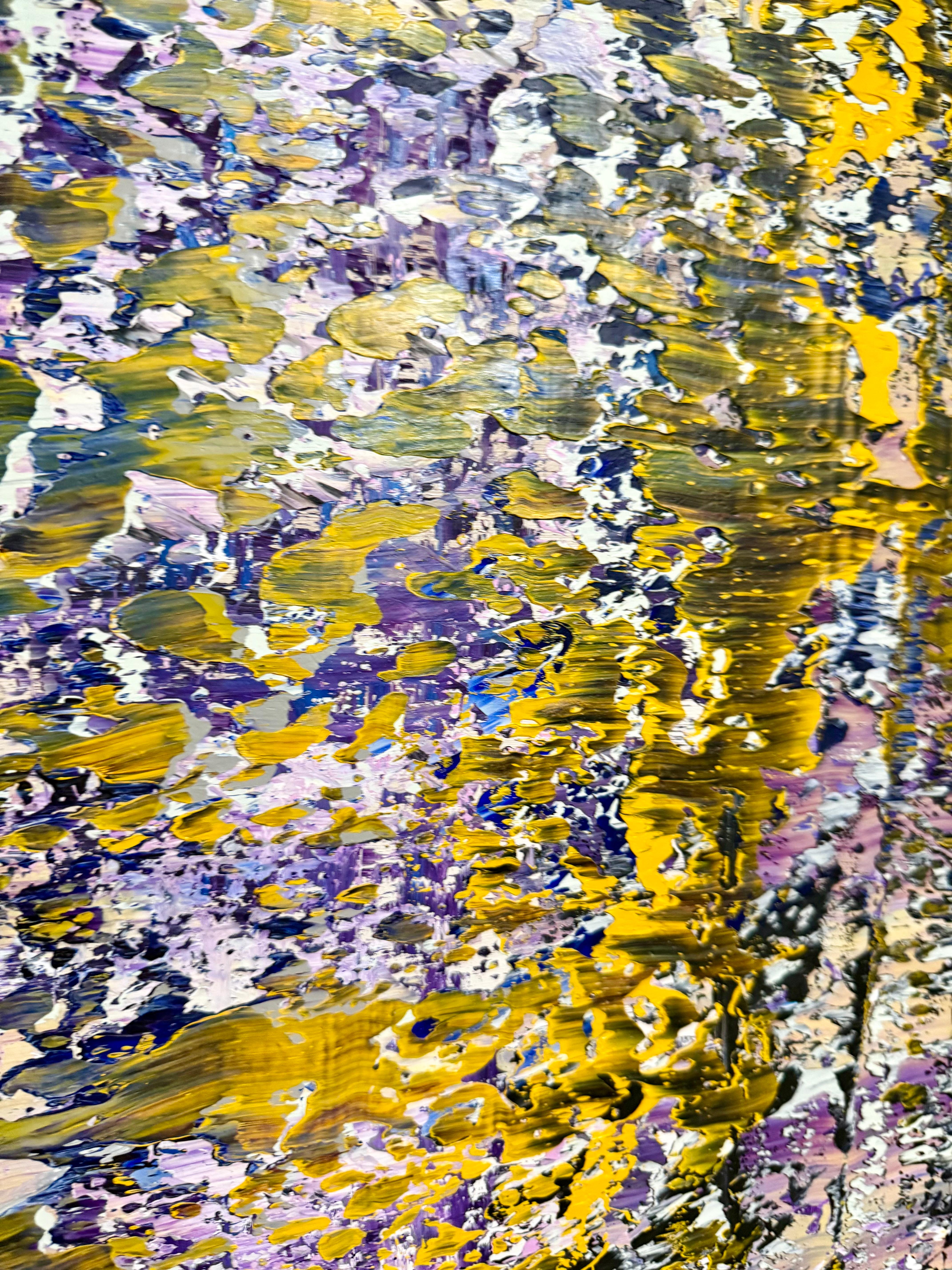 Grand diptyque latino-américain Peinture à l'huile moderniste abstraite Astor Milan Salcedo en vente 5