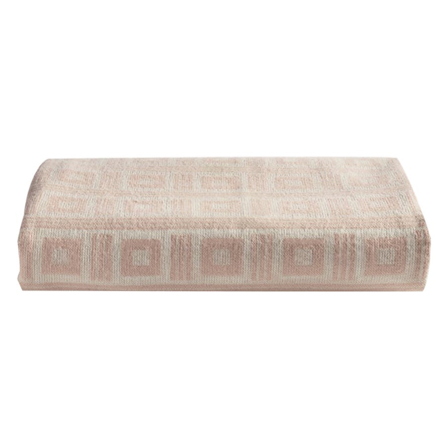 Astoria Double Alpaca Throw Blush by Greg Natale