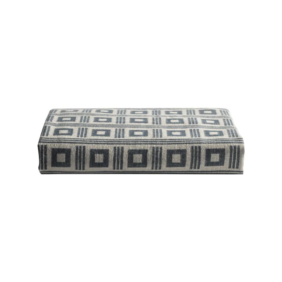 Astoria Double Alpaca Throw Navy by Greg Natale