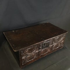 Astounding Ancient British 17th Century Bible Box
