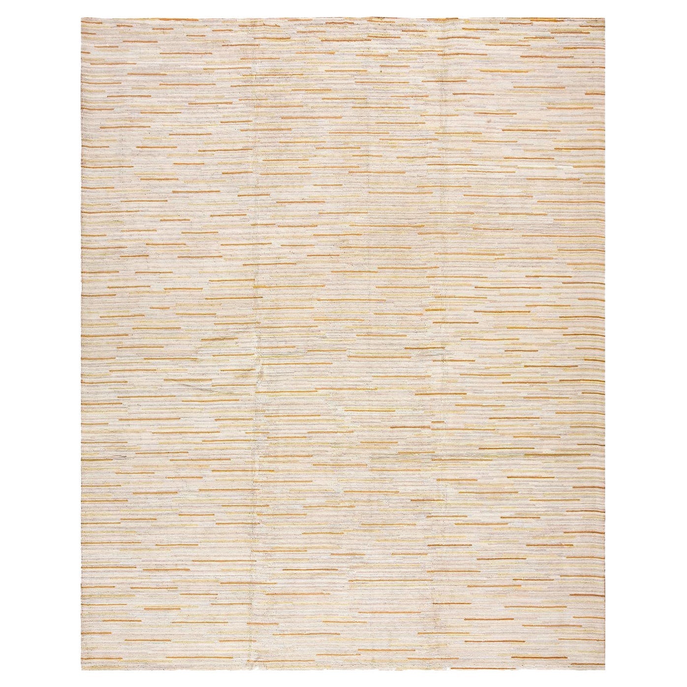 Astounding Multicolor Bakcground Modern Contemporary American Hooked Rug For Sale