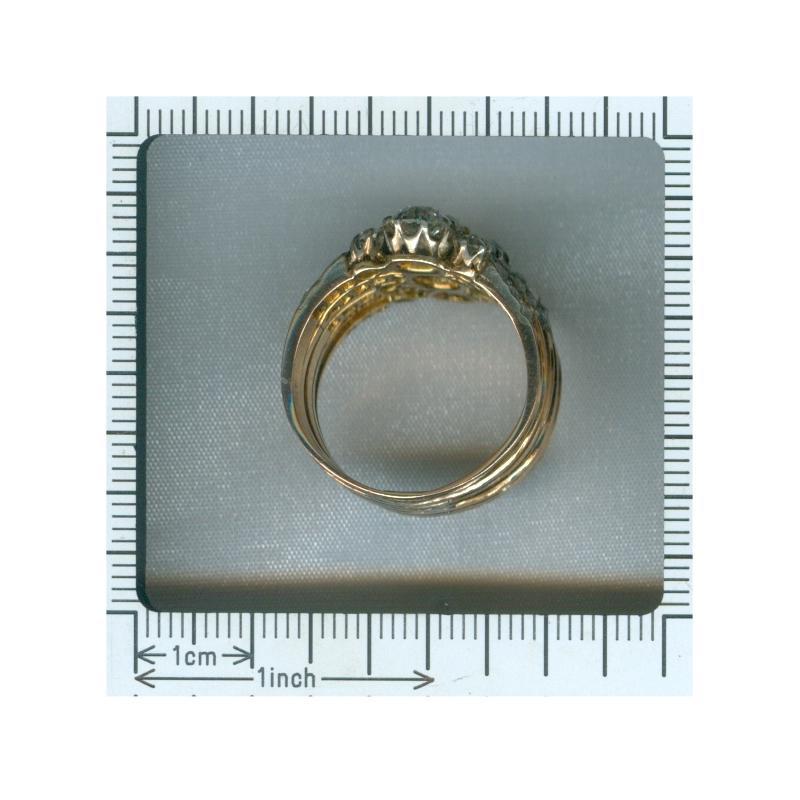 Astounding Victorian Diamond Ring with a Total Diamond Weight of 2.70 Carat 6
