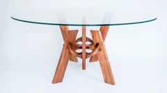 Astra, Geometric Sculptural Center Table Made of Solid Wood by Pedro Cerisola