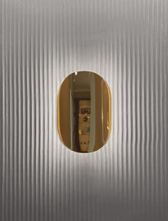 Astra Mezzo Old Pink Patina Brass Sconce Designed by Victoria Magniant