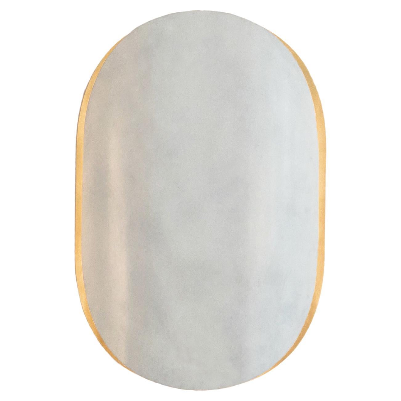 Astra Mezzo White Patina Brass Sconce Designed by Victoria Magniant For Sale