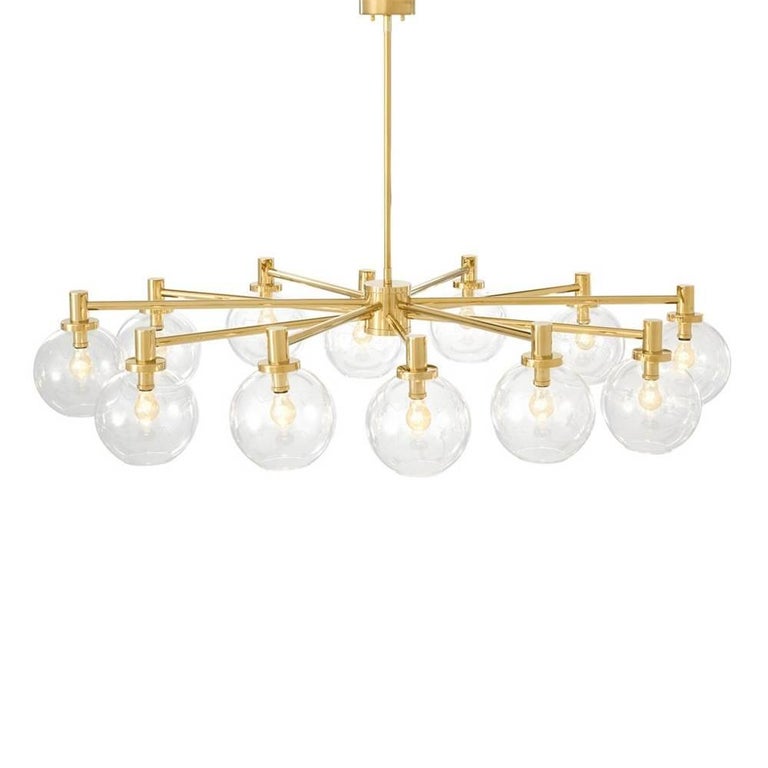 Astra Round Chandelier In Gold Finish With Clear Glass For At Chandelier Astra Round With Structure In Gold Finish Iron 12 Rounds Glass Lamp Shades