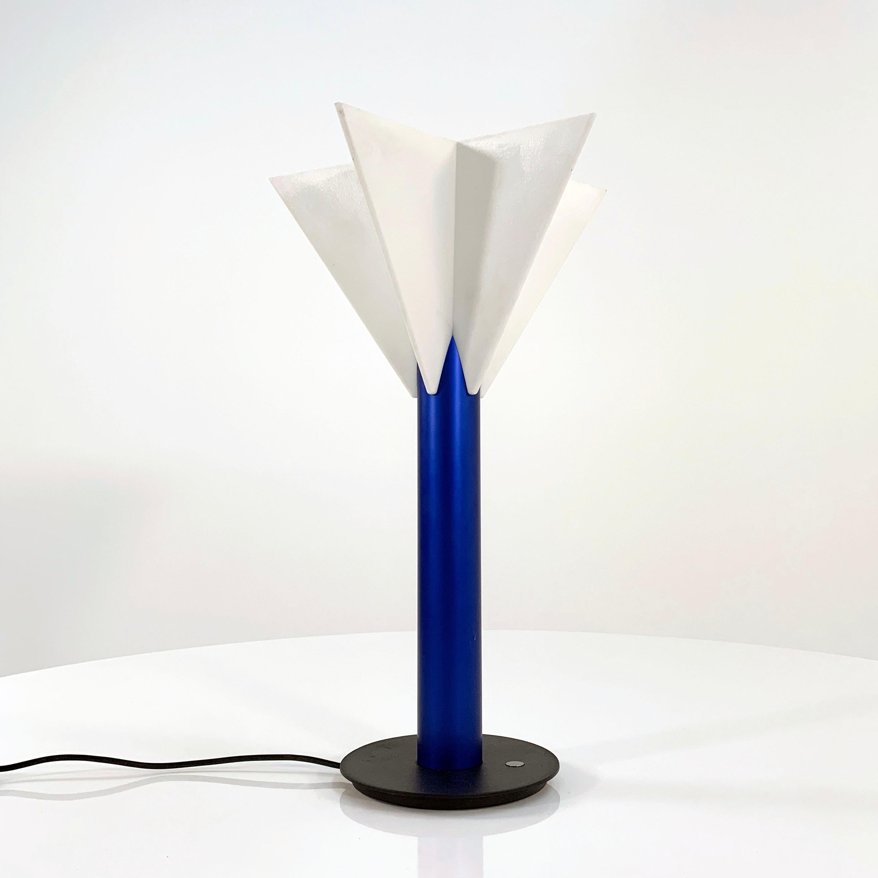 Astra table lamp by Salvatore Gregorietti for Status Milano, 1980s
Designer - Salvatore Gregorietti
Producer - Status Milano
Model - Astra Table Lamp
Design Period - Eighties
Measurements - Width 34 cm x Depth 34 cm x Height 57 cm
Materials -