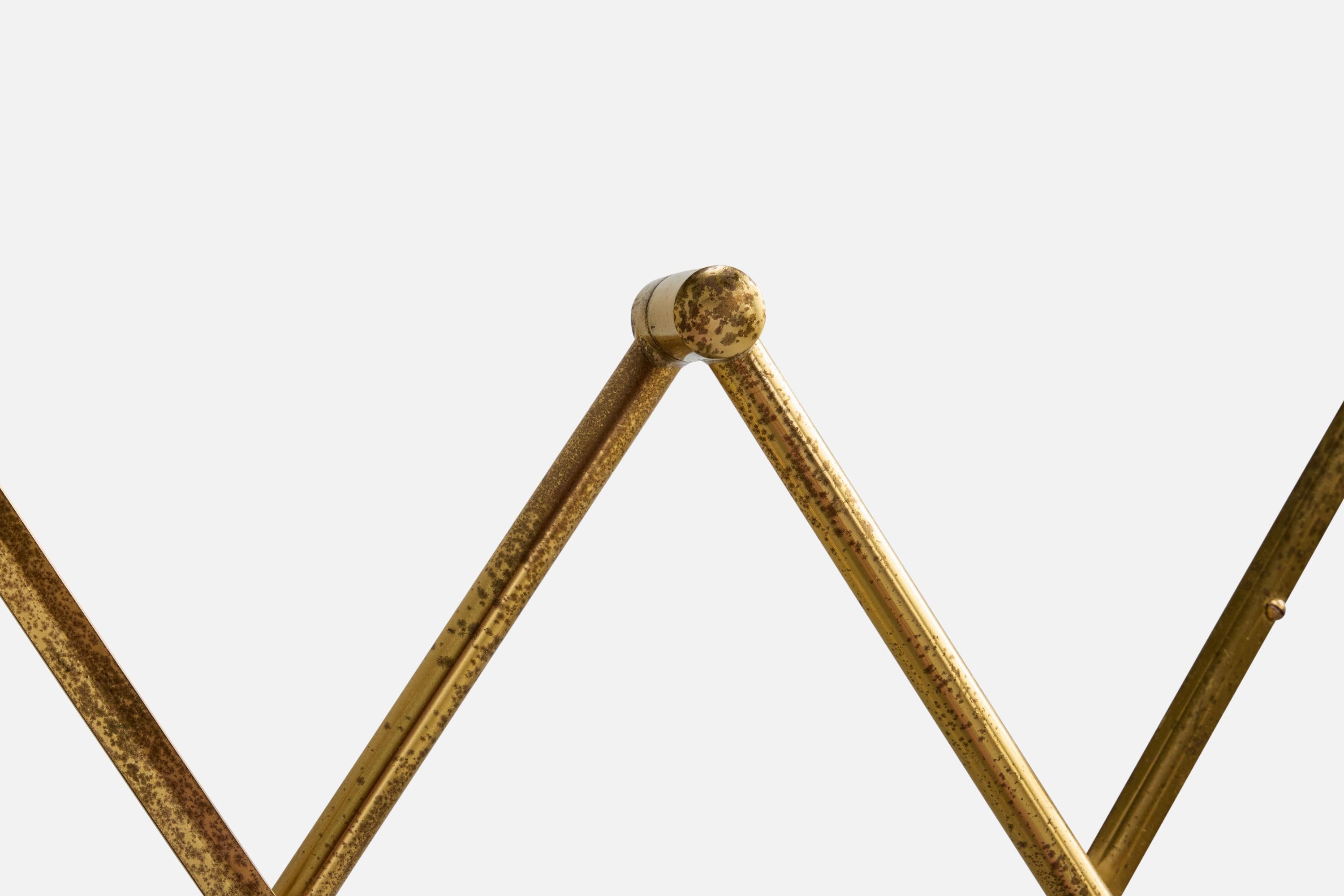 Astra, Wall Light, Brass, Glass, Norway, 1950s For Sale 2