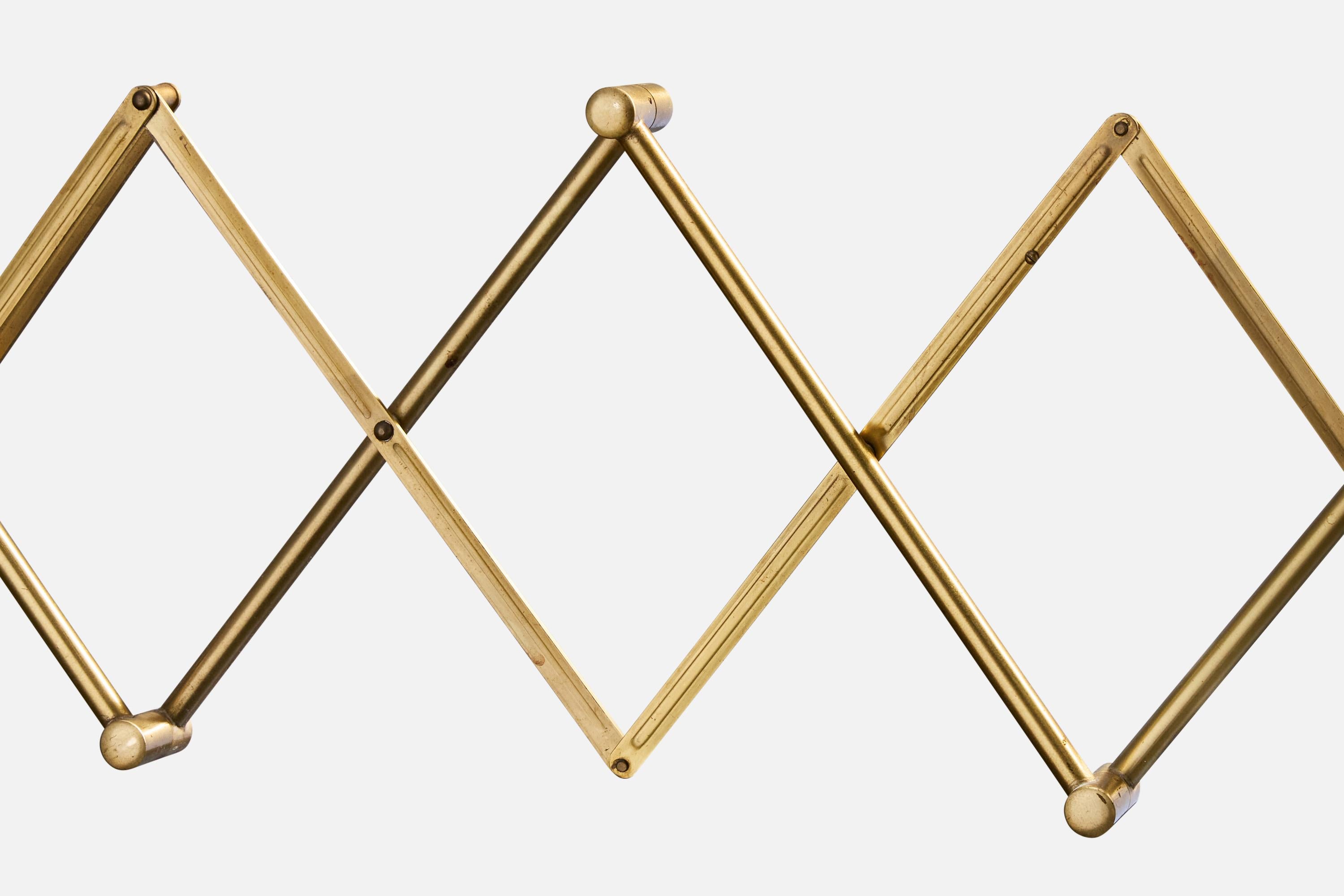 Astra, Wall Light, Brass, Rattan, Norway, 1950s For Sale 2