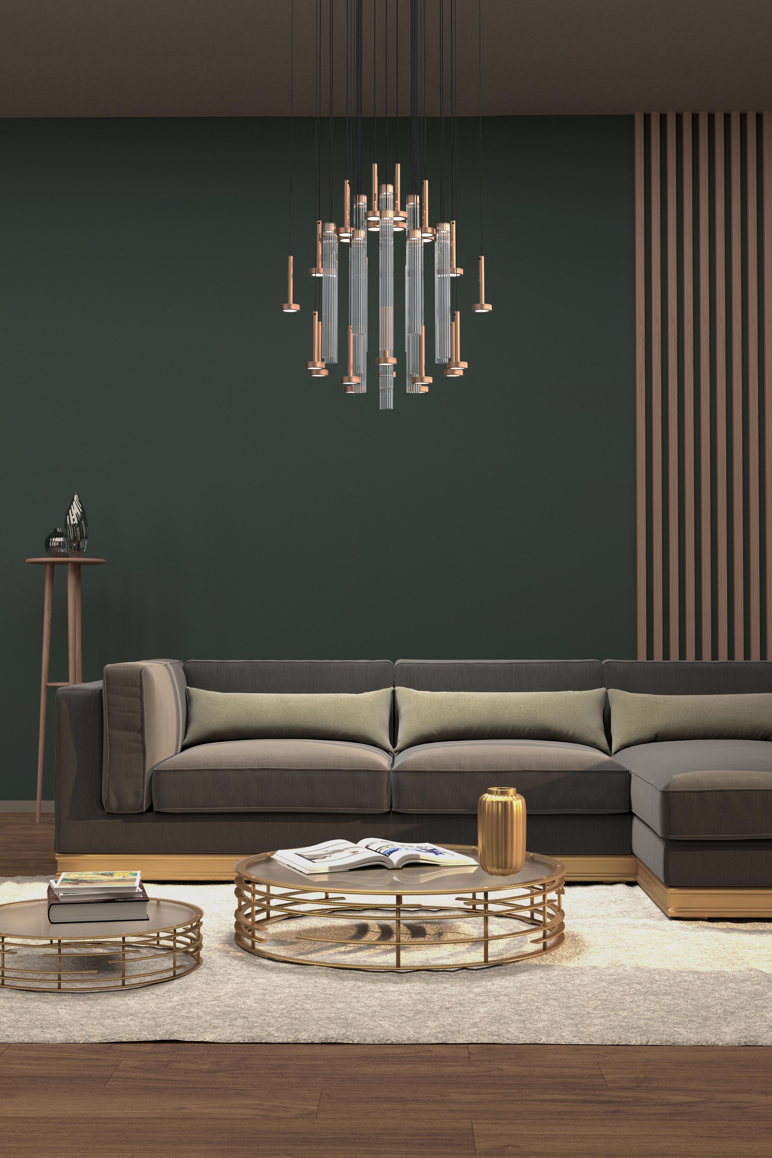 Postmoderno Lampadario Astract Diamante di Euroluce Lampadari in vendita