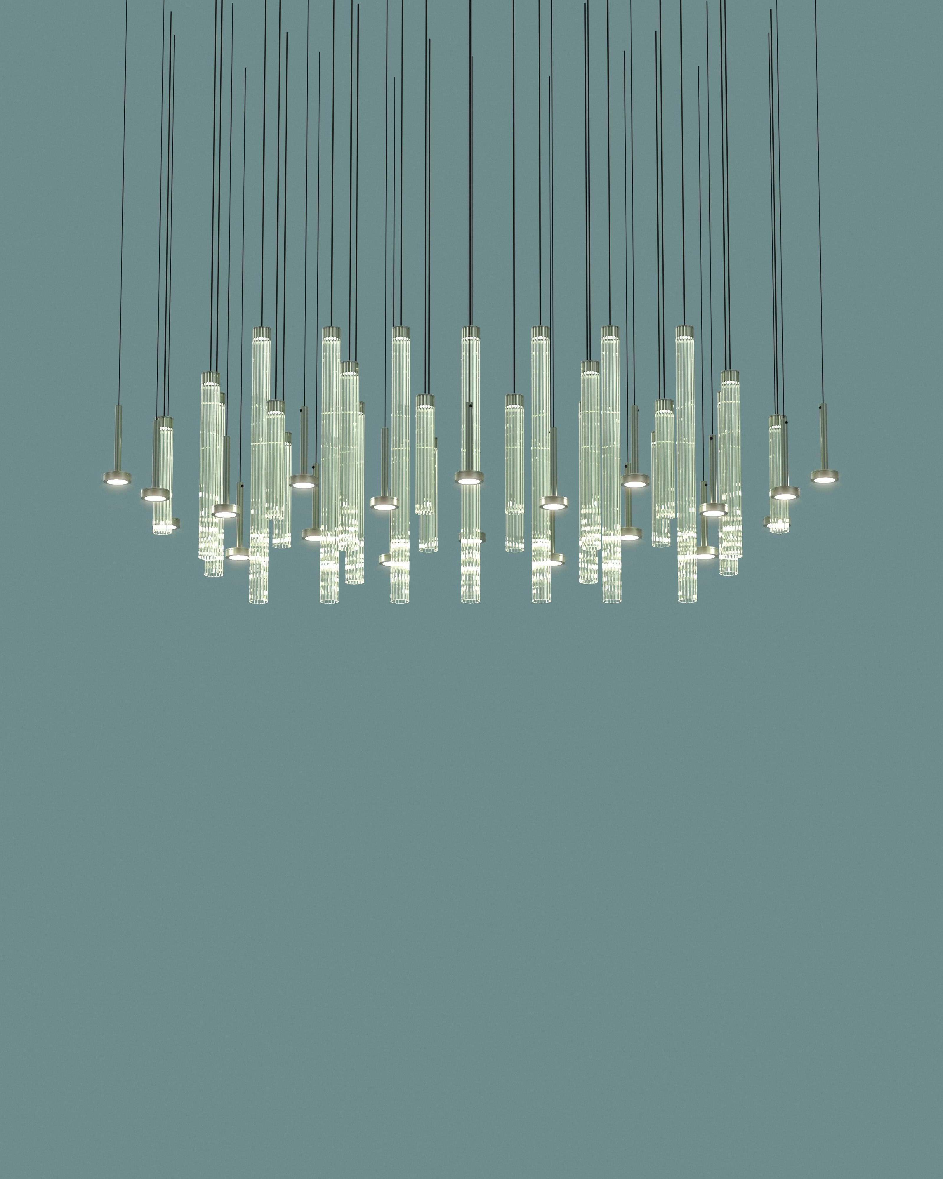 Astract Olivgrüner Ellipsen-Kronleuchter von Euroluce Lampadari
Abmessungen: T 50 x B 150 x H 60 cm.
MATERIALIEN: Borosilikatglas und Aluminium.

Erhältlich in verschiedenen Formen und Farben. Preise können abweichen. Bitte kontaktieren Sie