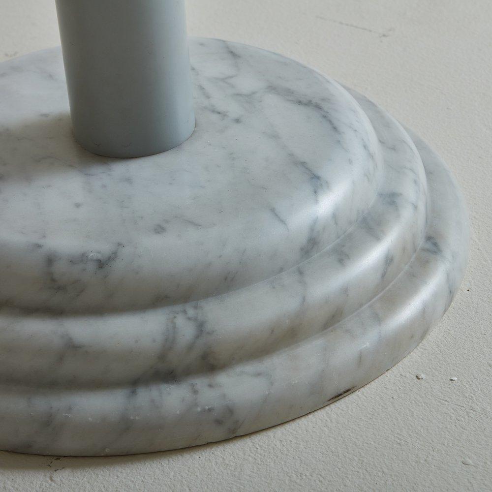 ‘Astragalo’ Dining Table in Carrara Marble by Antonia Astoria, Italy 1980s For Sale 4