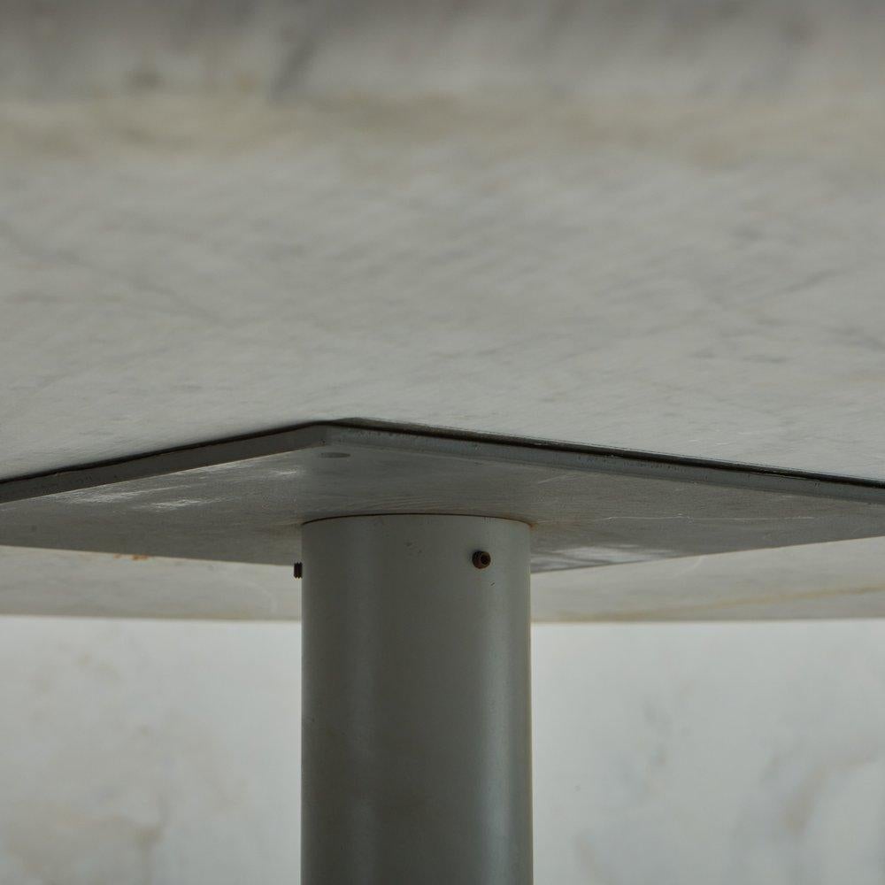 ‘Astragalo’ Dining Table in Carrara Marble by Antonia Astoria, Italy 1980s For Sale 7