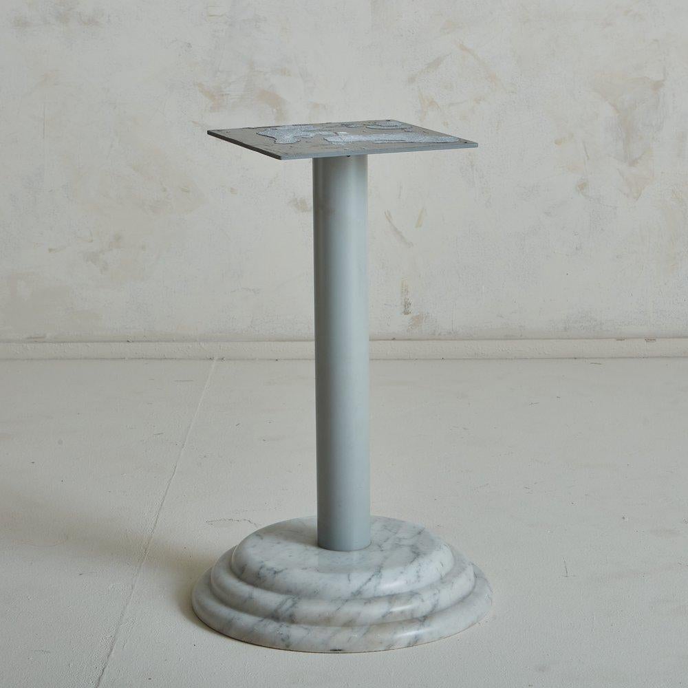 ‘Astragalo’ Dining Table in Carrara Marble by Antonia Astoria, Italy 1980s For Sale 3
