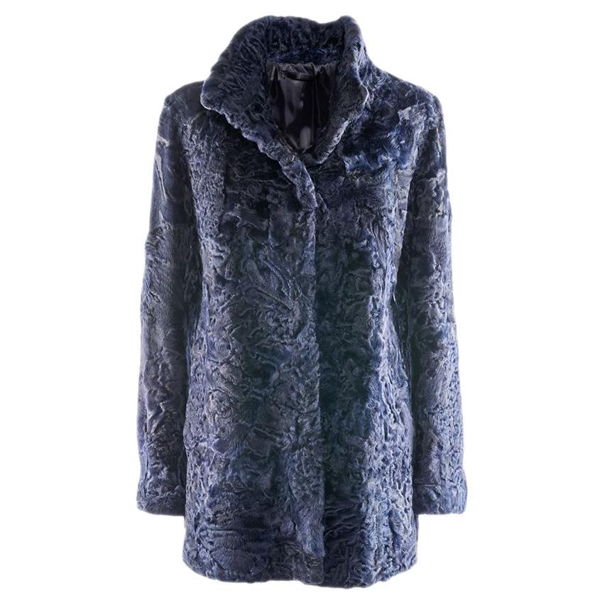 No brand Astrakan fur coat size M For Sale