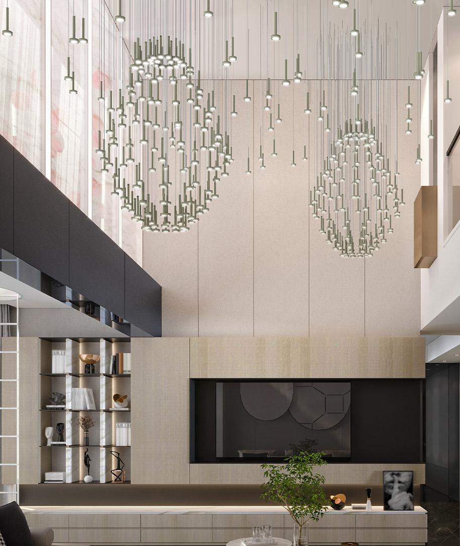 Italiano Lampadario Astral 133 di Euroluce Lampadari in vendita