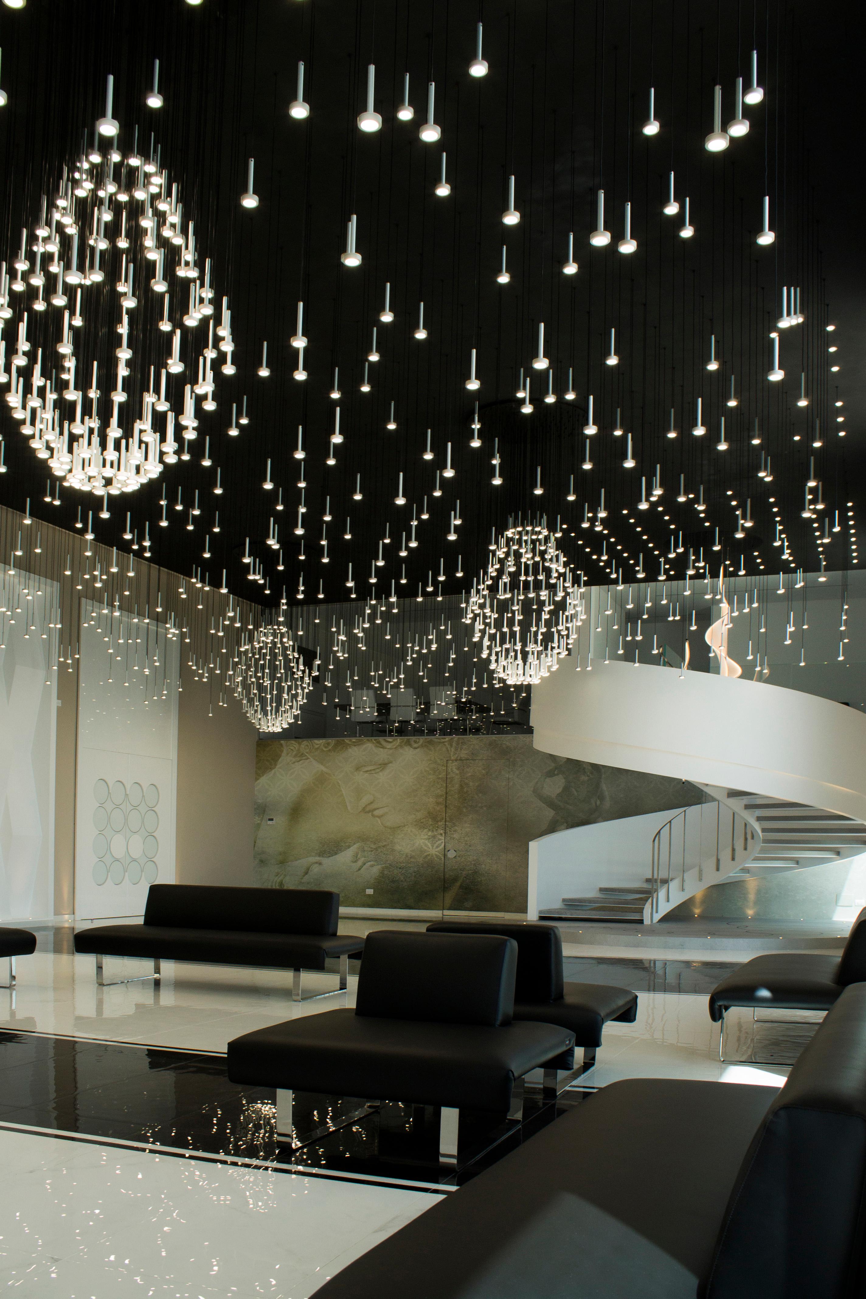 Astral Coolors S158 Kronleuchter von Euroluce Lampadari (Italienisch) im Angebot