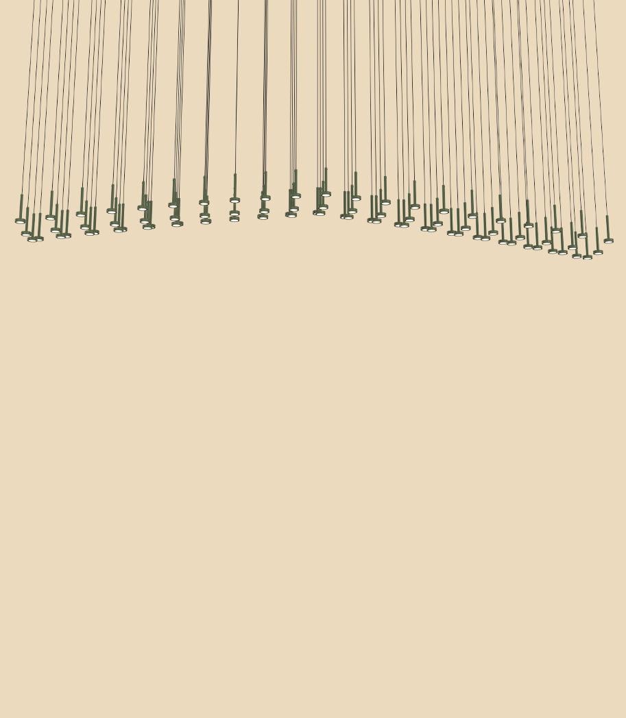 Italiano Lampadario Astral Project 84 di Euroluce Lampadari in vendita