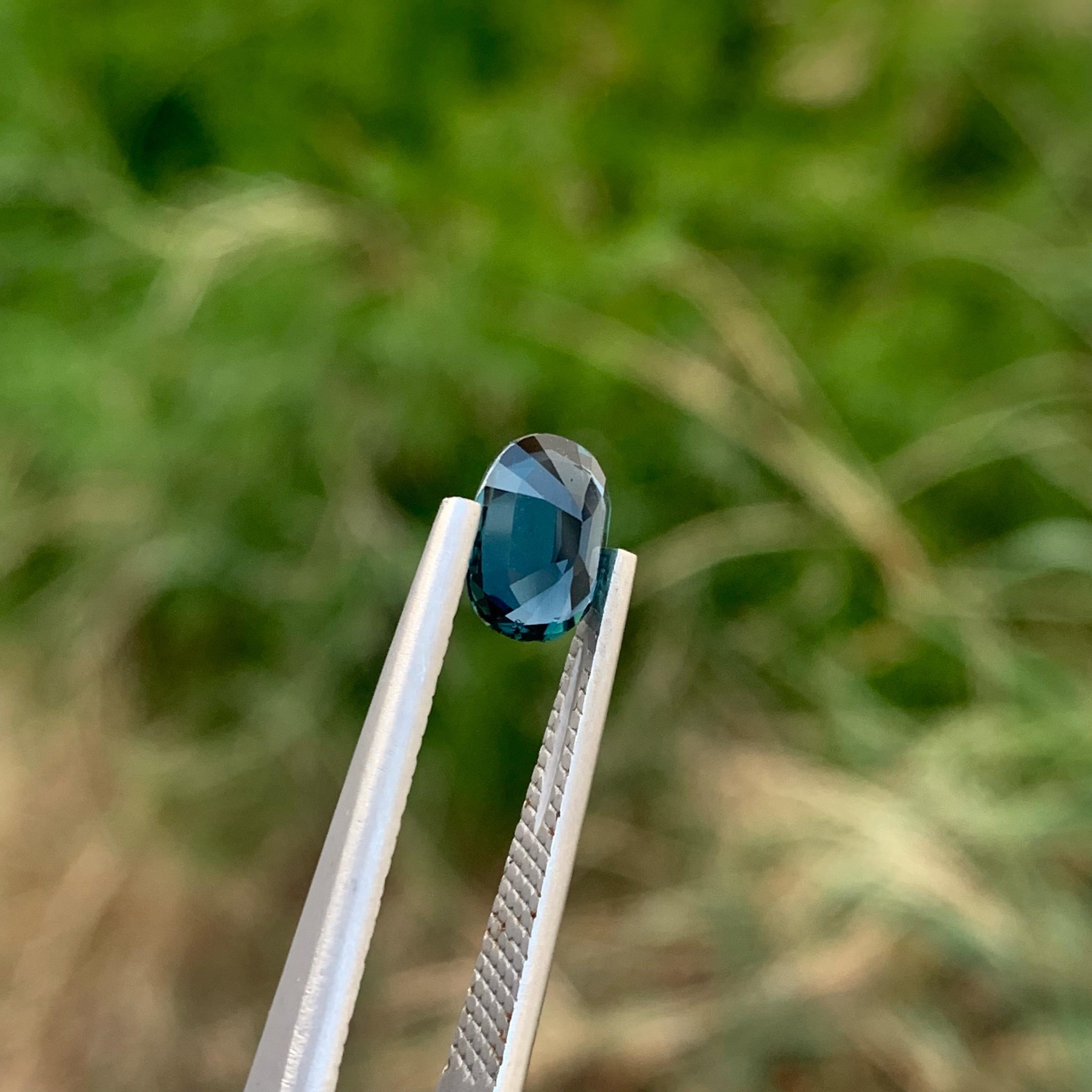 Weight 1.60 carats 
Dimensions 7.9 x 6.4 x 3.7 mm
Treatment Heated 
Origin Sri Lanka 
Clarity VVS (Very, Very Slightly Included)
Shape Oval 
Cut Fancy Oval 



Discover the allure of a Sea-Blue Sapphire, a natural gemstone from the vibrant