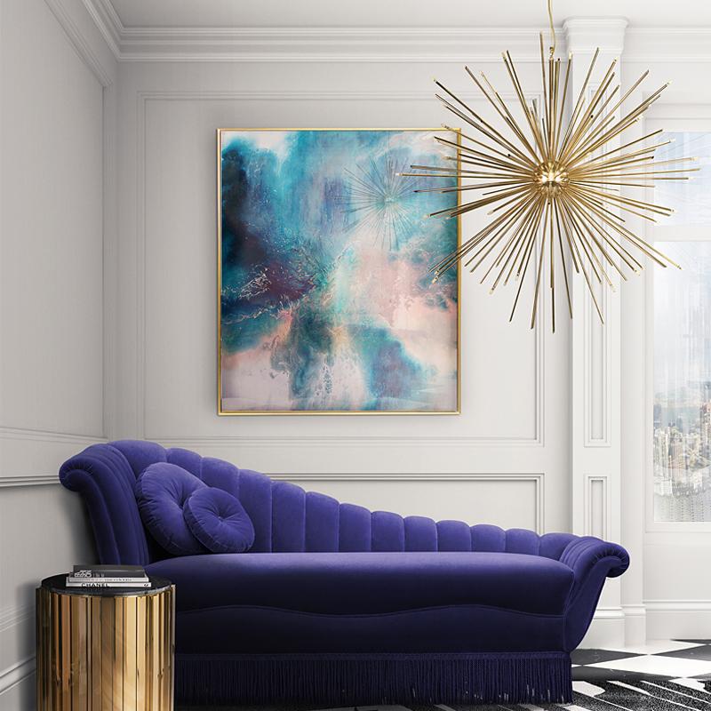Sospensione Astral Sunny in ottone lucido In condizioni ottime in vendita a Paris, FR