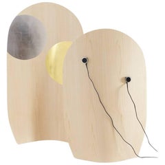 Astrales, Music Speakers, Decoratif Object, Wood, Gold