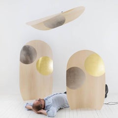 Astrales, conférences de musique, objet décoratif, bois, or