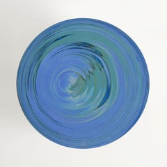 Astraliti Round Cool-Toned Metal Side Table #3