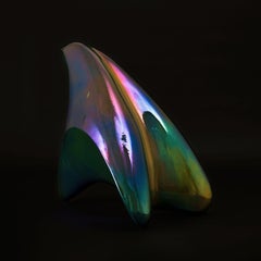 Astrapia Magenta Green of the Neo Habitat Sculptural Object By Caspi Ceramics NL