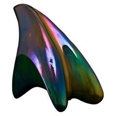 Astrapia Magenta Green of the Neo Habitat Sculptural Object By Caspi Ceramics NL
