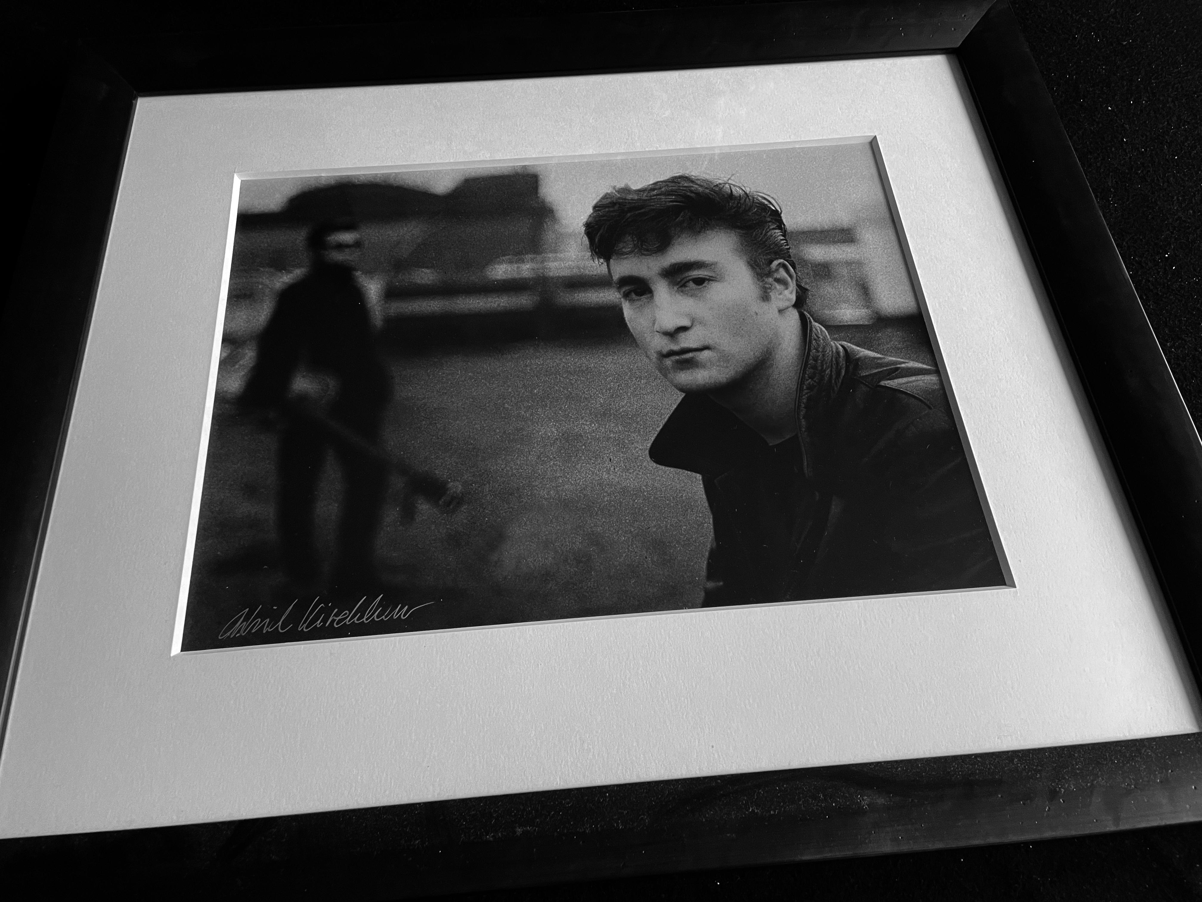 John Lennon Fairground - Photograph by Astrid Kirchherr