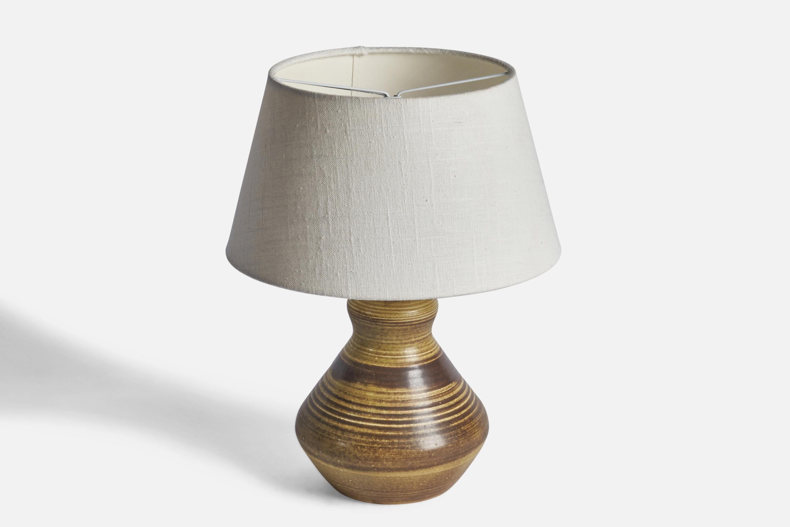Post-Modern Astrid Nordgren, Table Lamp, Stoneware, Norway, 1979 For Sale
