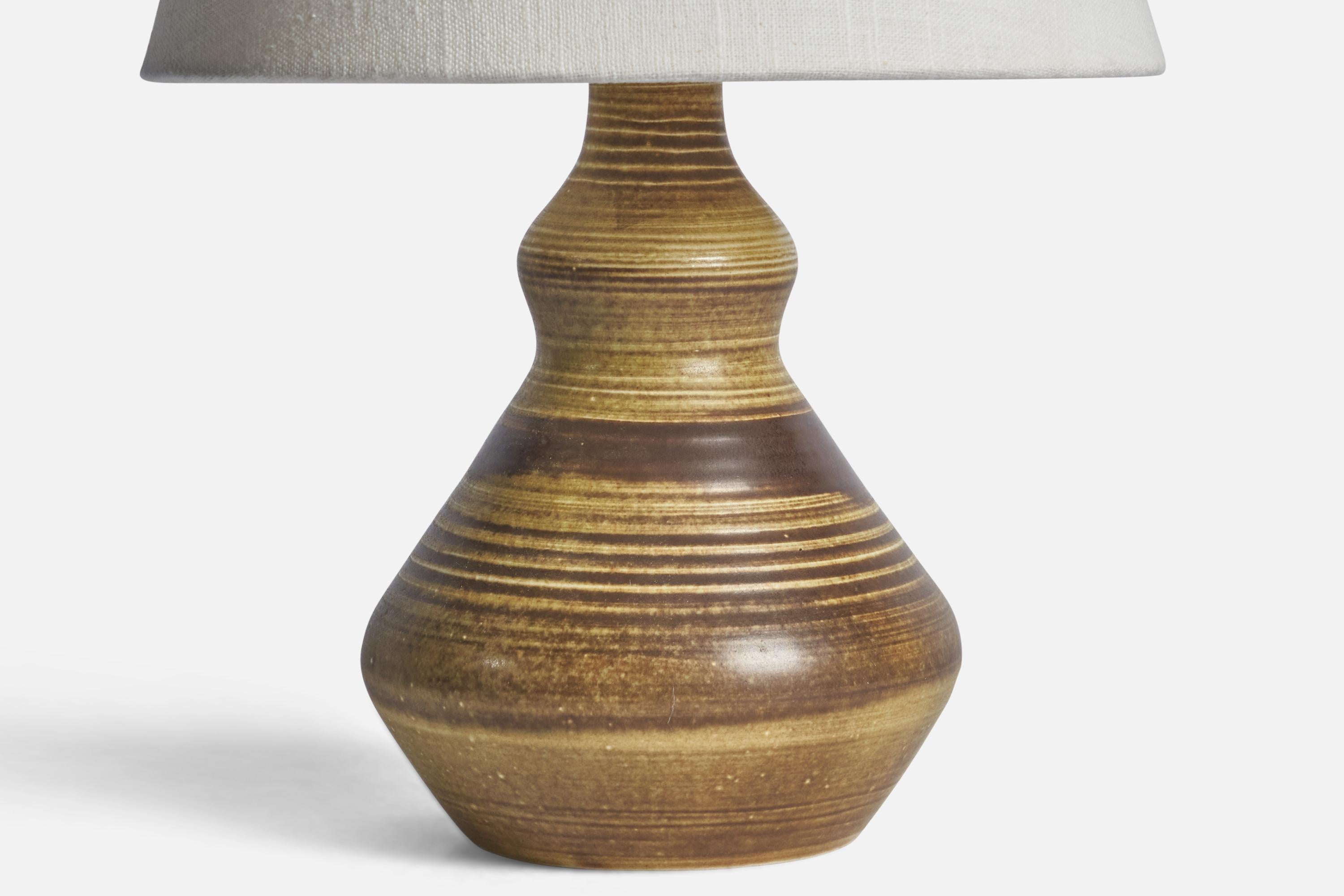 Norwegian Astrid Nordgren, Table Lamp, Stoneware, Norway, 1979 For Sale