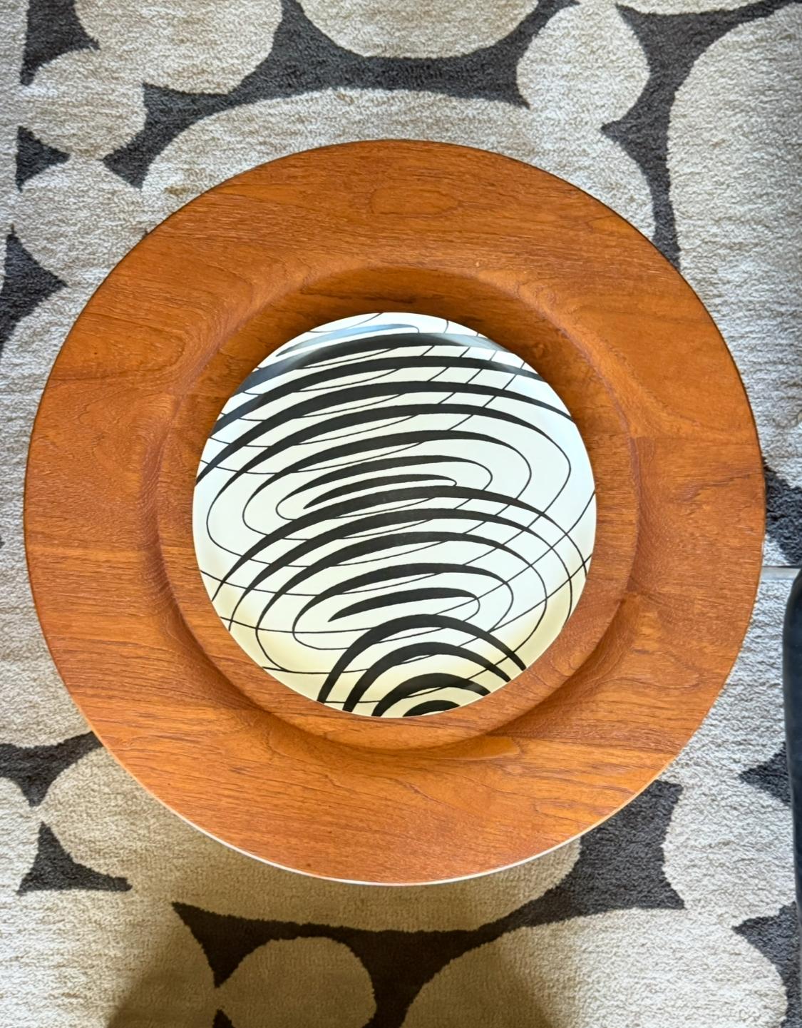Astrid Sampe Bandeja de servir Mid Century Vintage Suecia AB ARY- NYBRO Extilkammaren mediados del siglo XX en venta