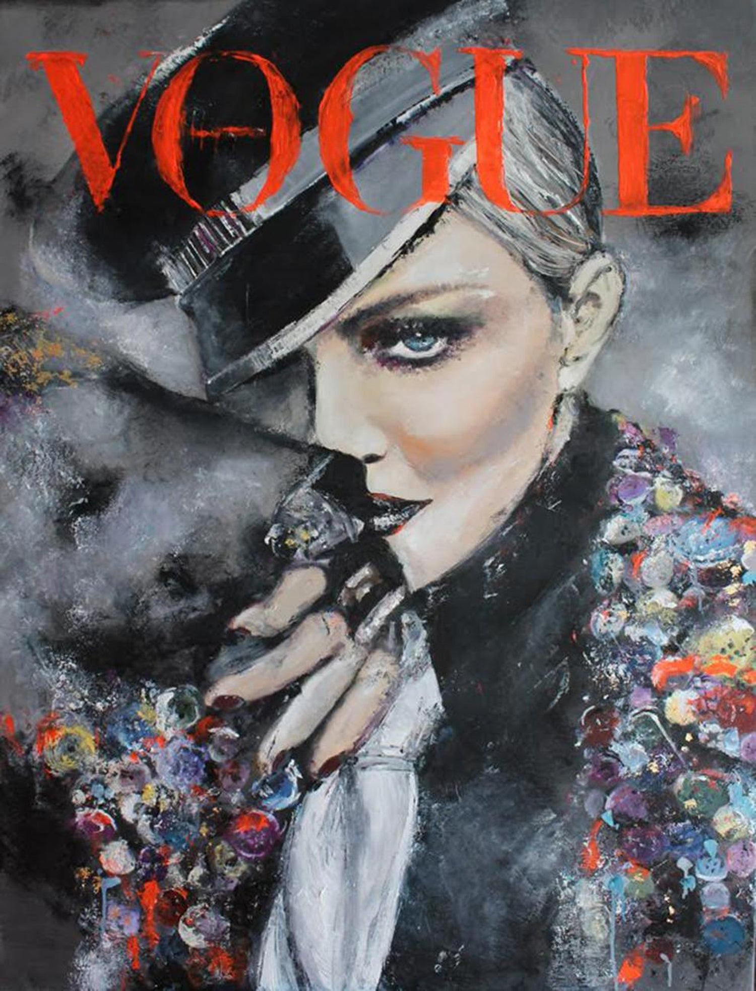 Astrid Stofhas Madonna Portrait Vogue Fashion Inspired
