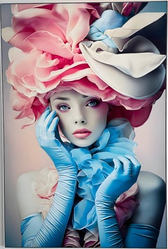 Haute Couture No.7 - Rêverie Pastel: Giclée Figurative Print, 142 x 95 cm