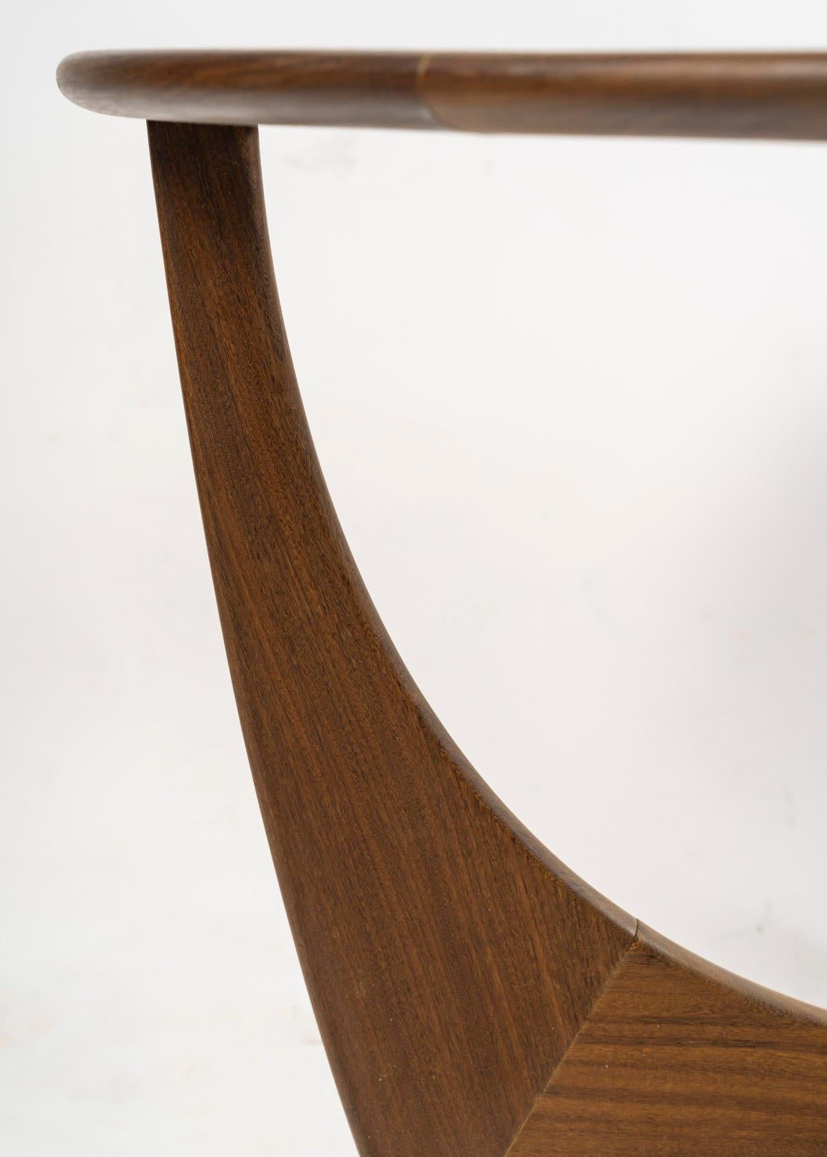 20th Century Astro Coffee Table, 1960, Wood and Glass Top. For Sale