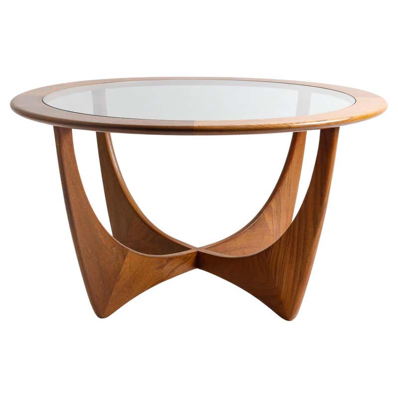 Round Astro Coffee Table in Teak by Victor Wilkins for G-Plan, 1960s at ...