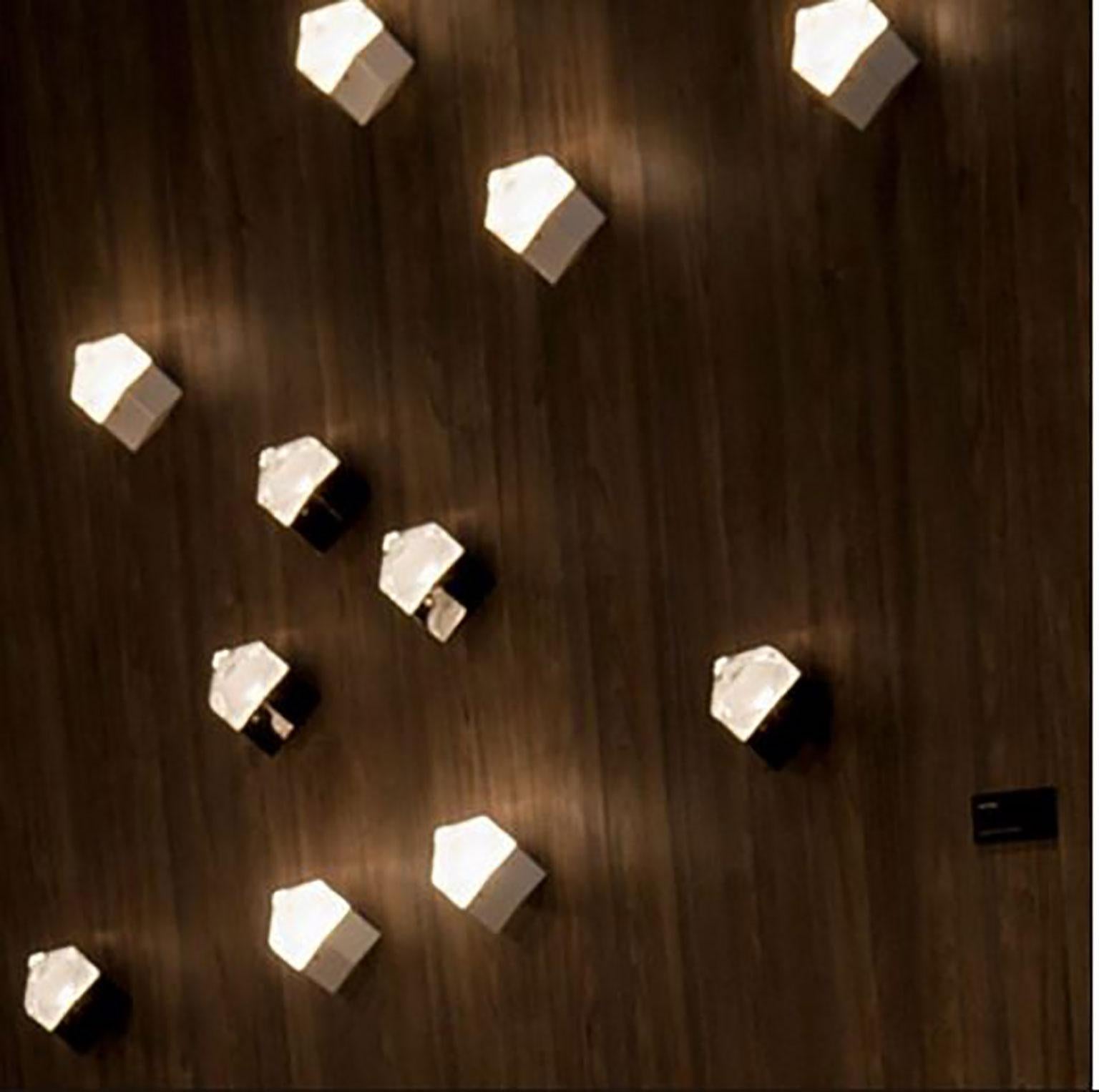 Molded Astro Wall Lamp by Giopato & Coombes for Oluce For Sale