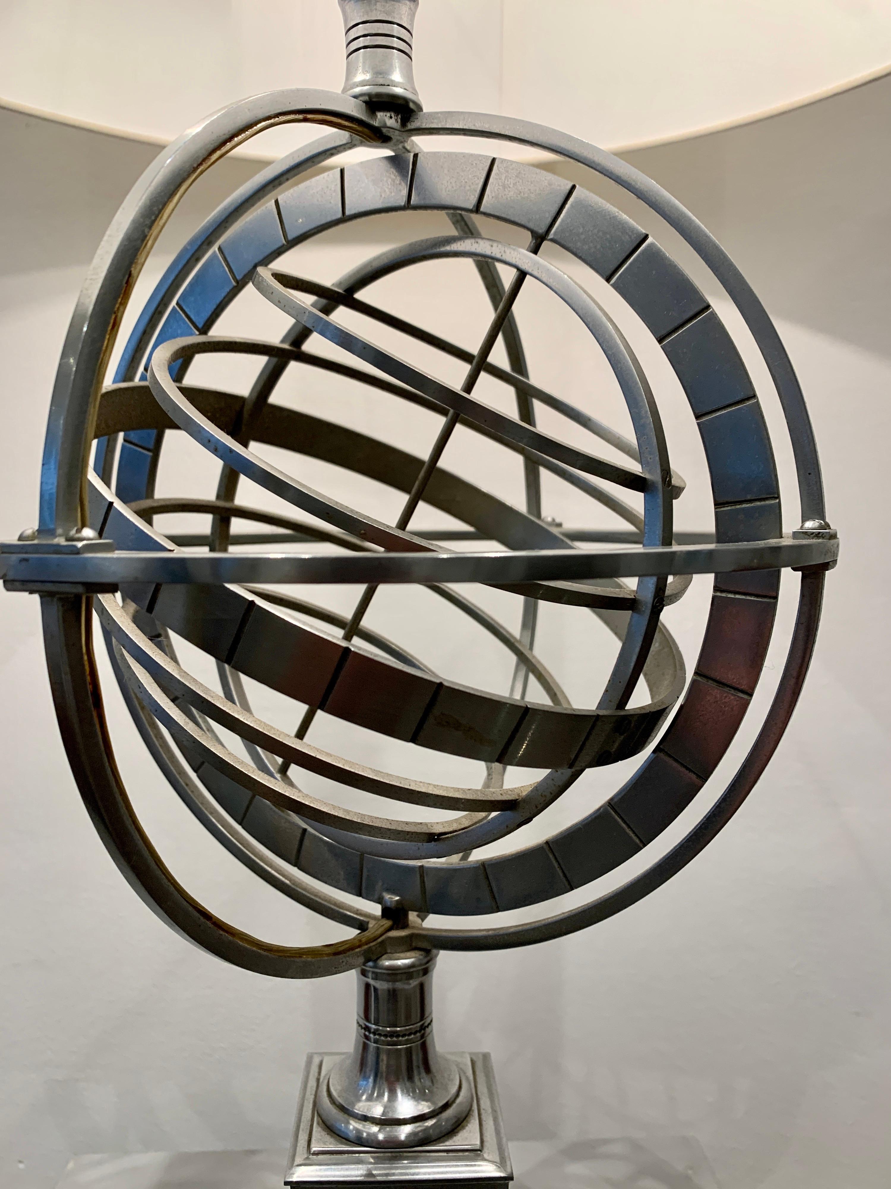 Late 20th Century Astrolabe Lampe, France, 1970s