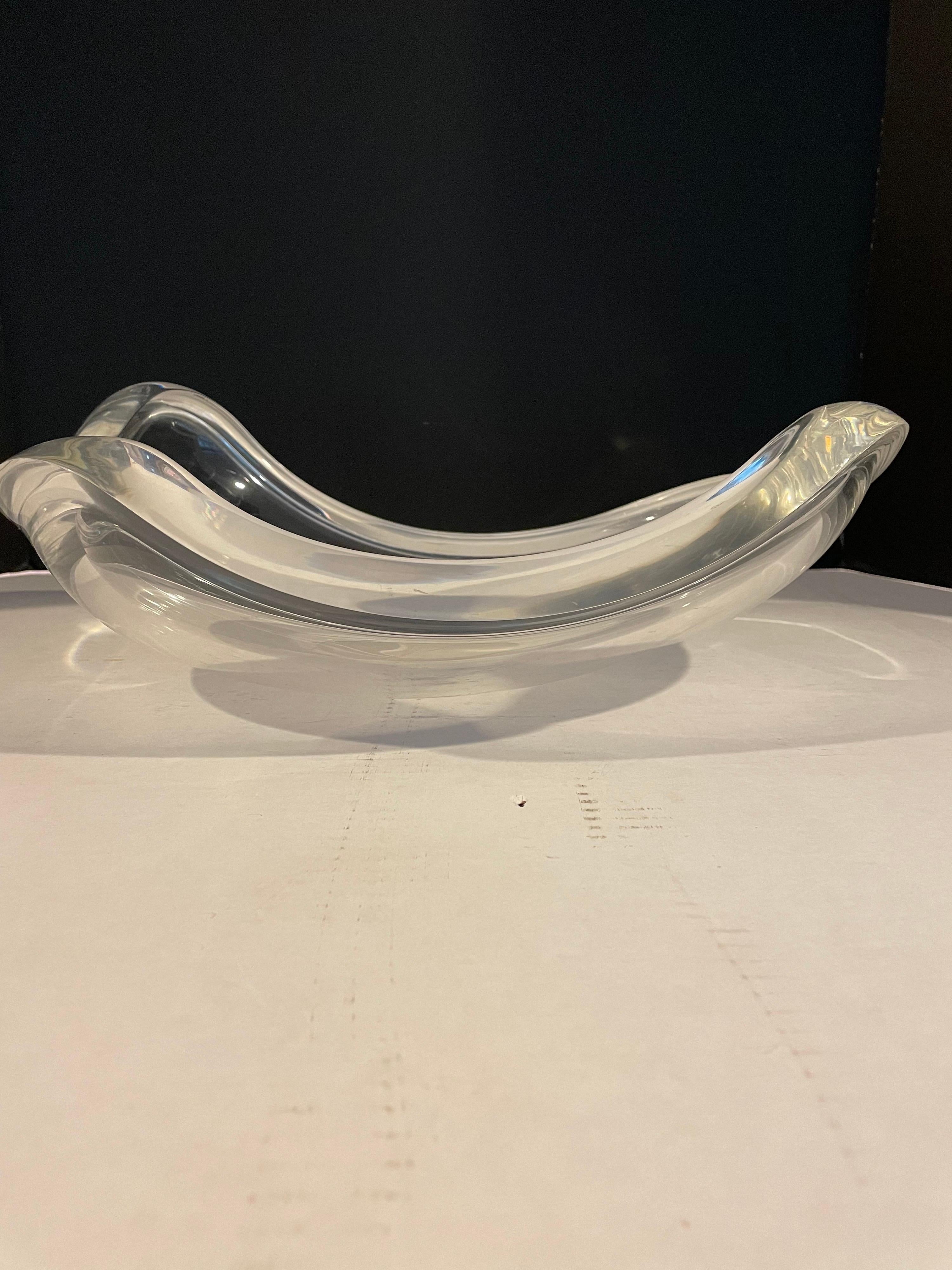 American Astrolite Free Form Lucite Bowl